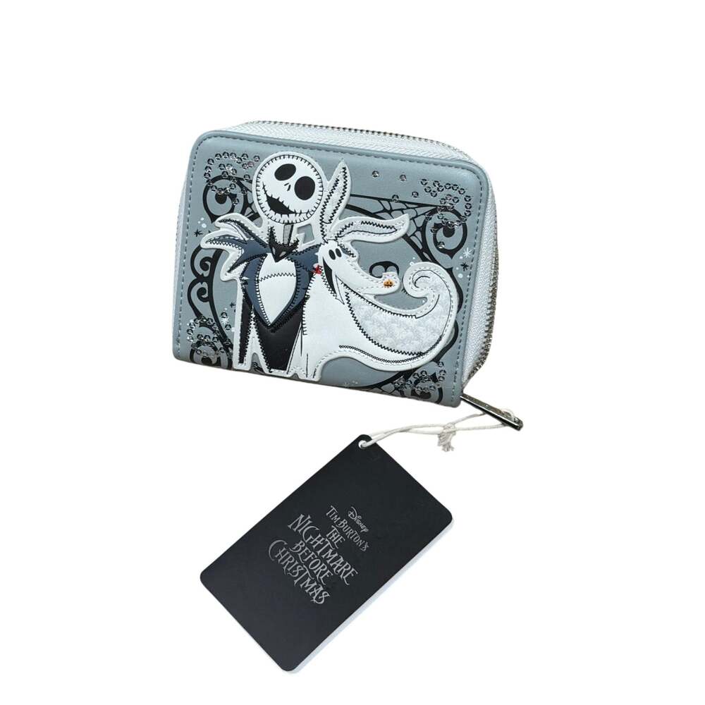 Loungefly Nightmare Before Christmas Jack and Zero Wallet NWT
